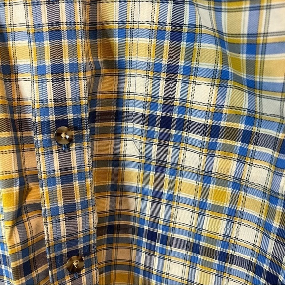 Men’s | Cabela’s Blue and Yellow Plaid Button Down | XXL - Picture 9 of 9